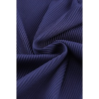 Azura Exchange Ribbed Texture V Neck Long Sleeve Top - S thumbnail
