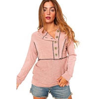 Azura Exchange Princess Line Out Seam Hoodie with Front Buttons - M thumbnail