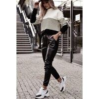 Azura Exchange Contrast Colorblock Knit Top - M thumbnail