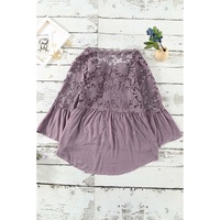 Azura Exchange Lace Button Top - S thumbnail
