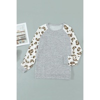 Azura Exchange Leopard Print Long Sleeve Top - XL thumbnail