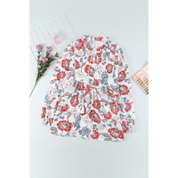 Azura Exchange Split Neck Bubble Sleeve Blouse - S thumbnail