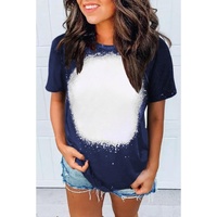 Azura Exchange Tie-dyed Round Neck Short Sleeve T-shirt - S thumbnail