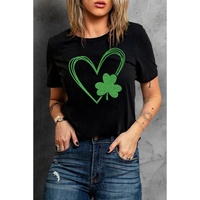 Azura Exchange Heart Print Short Sleeve Tee - XL thumbnail
