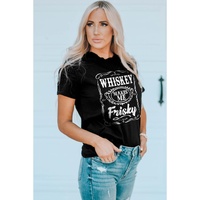 Azura Exchange Frisky Print Crewneck Graphic Tee - S thumbnail