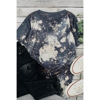 Azura Exchange Leopard Print Color Block Short Sleeve Top - S thumbnail