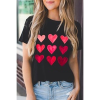 Azura Exchange Heart Graphic Tee for Valentines Day - 2XL thumbnail