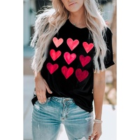 Azura Exchange Heart Graphic Tee for Valentines Day - S thumbnail