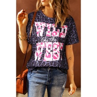 Azura Exchange Leopard Print Graphic Tee - L thumbnail