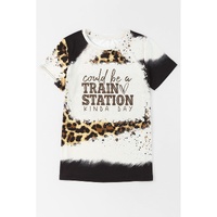 Azura Exchange Graphic Leopard Print T-Shirt - M thumbnail