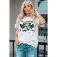 Azura Exchange Leopard Slogan Graphic Tee - S thumbnail