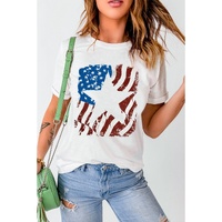 Azura Exchange Graphic Print Crew Neck T Shirt - L thumbnail
