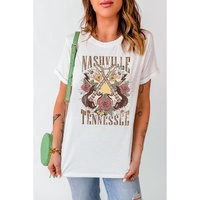 Azura Exchange Rose Graphic Print T-Shirt - L thumbnail