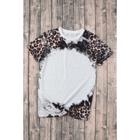 Azura Exchange Animal Print Bleached T-Shirt - M thumbnail