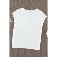 Azura Exchange Pocketed Tee with Side Slits - L thumbnail
