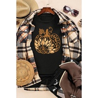 Azura Exchange Halloween Sunflower Pumpkin Graphic Tee - XL thumbnail