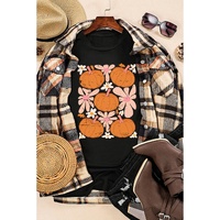 Azura Exchange Pumpkin Flower Square Graphic Tee - 2XL thumbnail