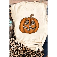 Azura Exchange Leopard Pumpkin Print T Shirt - 2XL thumbnail