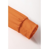 Gold Flame It's Fall Yall Halloween Pumpkin Graphic Bleached Top - L thumbnail