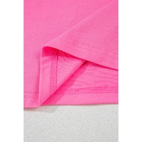 Bright Pink MAMA Letter Graphic Neon T Shirt - L thumbnail