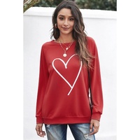 Azura Exchange Heart Graphic Sweatshirt - S thumbnail