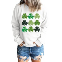 Azura Exchange Clover Print Long Sleeve Sweatshirt - M thumbnail