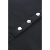 Azura Exchange Batwing Sleeve Hoodie with Pocketed Henley - S thumbnail