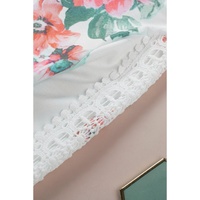 Azura Exchange Lace Contrast Long Sleeve Hoodie - L thumbnail