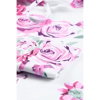 Azura Exchange Floral Print Cold Shoulder Hoodie - S thumbnail