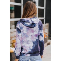 Azura Exchange Kangaroo Pocket Tie-dye Hoodie - M thumbnail