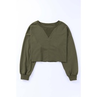Azura Exchange Cropped Drop Shoulder Sweatshirt - L thumbnail