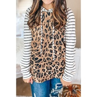 Azura Exchange Patchwork Striped Hoodie - S thumbnail