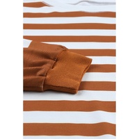 Azura Exchange Drop Shoulder Striped Pullover Sweatshirt - 2XL thumbnail