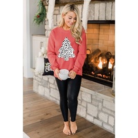 Azura Exchange Leopard Print Pullover Sweatshirt - S thumbnail