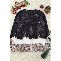 Azura Exchange Leopard Print Graphic Sweatshirt - M thumbnail