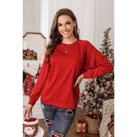 Azura Exchange Round Neck Raglan Sleeve Sweatshirt - S thumbnail