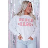 Azura Exchange BEACH BABE Slogan Graphic Sweatshirt - XL thumbnail