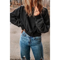 Azura Exchange Acid Wash Open Back Sweatshirt - XL thumbnail