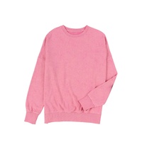 Azura Exchange Oversized Ribbed Trim Sweatshirt - M thumbnail