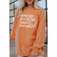 Azura Exchange Oversized Corduroy Sweatshirt - L thumbnail