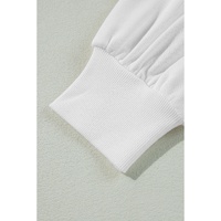 White BIRTHDAY QUEEN Graphic Balloon Sleeve Sweatshirt - 2XL thumbnail