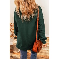 Duffel Oversized Drop Shoulder Split Hem Sweatshirt - M thumbnail