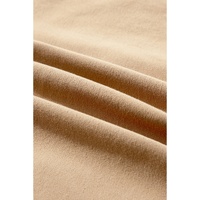 Parchment Fleece Lined Half Zipper Kangaroo Pockets Loose Hoodie - 2XL thumbnail