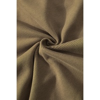 Brown Quarter Zip Stand Neck Kangaroo Pocket Sweatshirt - M thumbnail