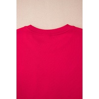 Fiery Red Christmas Santa Baby Tinsel Graphic Sweatshirt - M thumbnail