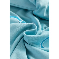 Beau Blue Sequined Bowknot Drop Shoulder Oversized Sweatshirt - L thumbnail