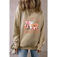 Parchment Just a Girl Who Loves Fall Printed Sweatshirt - L thumbnail