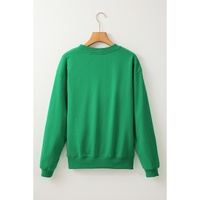 Dark Green Merry Christmas Heat Transfer Graphic Sweatshirt - 2XL thumbnail