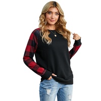 Azura Exchange Plaid Long Sleeve Sweatshirt - S thumbnail