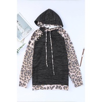 Azura Exchange Leopard Contrast Hoodie - M thumbnail
